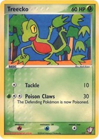 Treecko - 1/5 #001 Treecko - 1/5 - Kids WB Promos - #001 - Pokemon TCG card