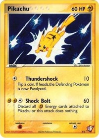 Pikachu - 5/5 #005 Pikachu - 5/5 - Kids WB Promos - #005 - Pokemon TCG card