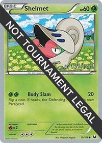 Shelmet - 2013 (Ian Whiton) #10 Shelmet - 2013 (Ian Whiton) - World Championship Decks - #10 - Pokemon TCG card