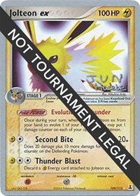 Jolteon ex - 2007 (Jun Hasebe) - World Championship Decks - #109 - Pokemon TCG card