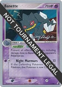 Banette - 2007 (Jeremy Scharff-Kim) #1 Banette - 2007 (Jeremy Scharff-Kim) - World Championship Decks - #1 - Pokemon TCG card