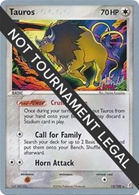 Tauros - 2008 (Dylan Lefavour) - World Championship Decks - #12 - Pokemon TCG card