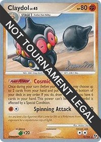 Claydol - 2009 (Jason Martinez) - World Championship Decks - #15 - Pokemon TCG card