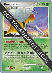 Beedrill (15) - 2009 (Stephen Silvestro) #15 Beedrill (15) - 2009 (Stephen Silvestro) - World Championship Decks - #15 - Pokemon TCG card