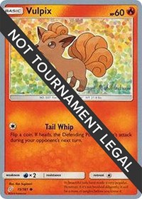 Vulpix - 2019 (Kaya Lichtleitner) - World Championship Decks - #15 - Pokemon TCG card