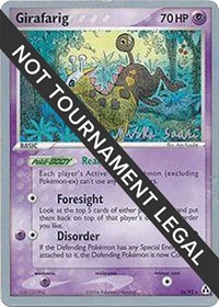 Girafarig - 2006 (Miska Saari) #16 Girafarig - 2006 (Miska Saari) - World Championship Decks - #16 - Pokemon TCG card