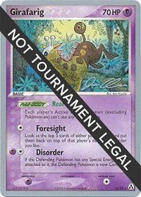 Girafarig - 2006 (Jason Klaczynski) #16 Girafarig - 2006 (Jason Klaczynski) - World Championship Decks - #16 - Pokemon TCG card