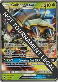 Golisopod GX - 2017 (Kabu Fukase) - World Championship Decks - #17 - Pokemon TCG card