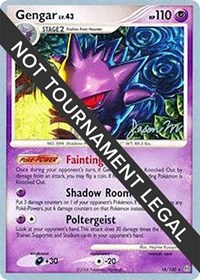 Gengar - 2009 (Jason Martinez) #18 Gengar - 2009 (Jason Martinez) - World Championship Decks - #18 - Pokemon TCG card
