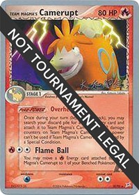 Team Magma's Camerupt - 2004 (Tsuguyoshi Yamato) #19 Team Magma's Camerupt - 2004 (Tsuguyoshi Yamato) - World Championship Decks - #19 - Pokemon TCG card