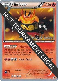 Emboar - 2011 (David Cohen) - World Championship Decks - #20 - Pokemon TCG card