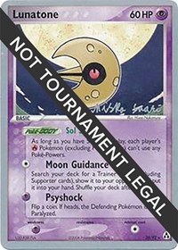 Lunatone (20) - 2006 (Miska Saari) #20 Lunatone (20) - 2006 (Miska Saari) - World Championship Decks - #20 - Pokemon TCG card
