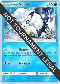 Alolan Vulpix - 2017 (Zachary Bokhari) - World Championship Decks - #21 - Pokemon TCG card