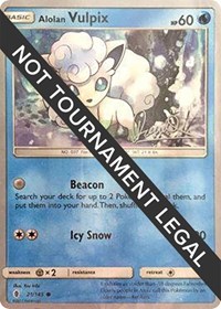 Alolan Vulpix - 2017 (Diego Cassiraga) - World Championship Decks - #21 - Pokemon TCG card