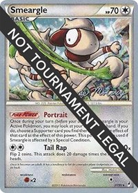 Smeargle - 2012 (Chase Moloney) #21 Smeargle - 2012 (Chase Moloney) - World Championship Decks - #21 - Pokemon TCG card