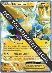 Manectric EX - 2015 (Patrick Martinez) #23 Manectric EX - 2015 (Patrick Martinez) - World Championship Decks - #23 - Pokemon TCG card