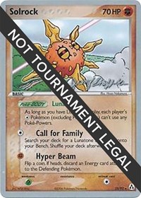Solrock (25) - 2007 (Jeremy Scharff-Kim) - World Championship Decks - #25 - Pokemon TCG card
