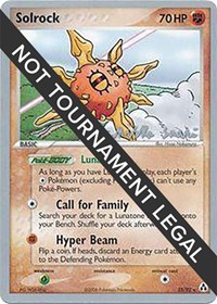 Solrock (25) - 2006 (Miska Saari) - World Championship Decks - #25 - Pokemon TCG card