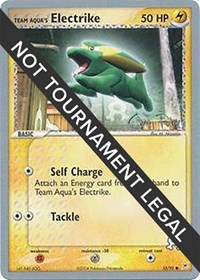 Team Aqua's Electrike - 2004 (Chris Fulop) - World Championship Decks - #27 - Pokemon TCG card