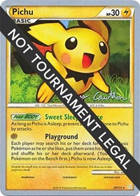 Pichu - 2011 (Ross Cawthon) #28 Pichu - 2011 (Ross Cawthon) - World Championship Decks - #28 - Pokemon TCG card