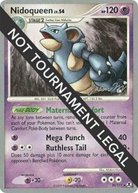 Nidoqueen - 2009 (Jason Martinez) #30 Nidoqueen - 2009 (Jason Martinez) - World Championship Decks - #30 - Pokemon TCG card