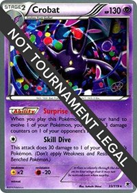Crobat - 2015 (Rowan Stavenow) #33 Crobat - 2015 (Rowan Stavenow) - World Championship Decks - #33 - Pokemon TCG card