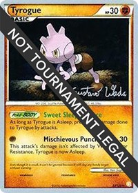 Tyrogue - 2011 (Gustavo Wada) - World Championship Decks - #33 - Pokemon TCG card