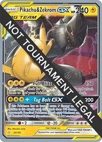 Pikachu & Zekrom GX - 2019 (Haruki Miyamoto) - World Championship Decks - #33 - Pokemon TCG card