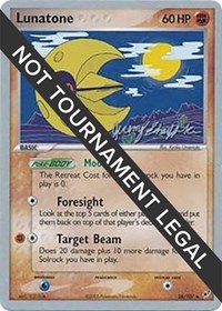 Lunatone - 2007 (Jeremy Scharff-Kim) #36 Lunatone - 2007 (Jeremy Scharff-Kim) - World Championship Decks - #36 - Pokemon TCG card
