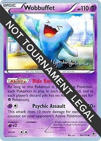 Wobbuffet - 2015 (Alejandro Ng-Guzman) #36 Wobbuffet - 2015 (Alejandro Ng-Guzman) - World Championship Decks - #36 - Pokemon TCG card