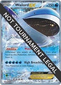 Wailord EX - 2015 (Jacob Van Wagner) #38 Wailord EX - 2015 (Jacob Van Wagner) - World Championship Decks - #38 - Pokemon TCG card