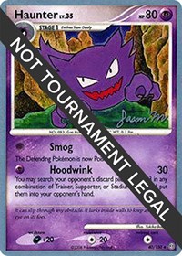 Haunter - 2009 (Jason Martinez) #40 Haunter - 2009 (Jason Martinez) - World Championship Decks - #40 - Pokemon TCG card