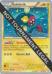Eelektrik - 2012 (Chase Moloney) - World Championship Decks - #40 - Pokemon TCG card