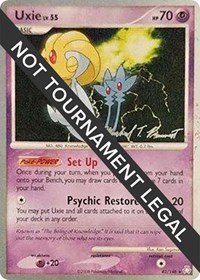 Uxie - 2010 (Michael Pramawat) #43 Uxie - 2010 (Michael Pramawat) - World Championship Decks - #43 - Pokemon TCG card