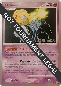 Uxie - 2010 (Yuta Komatsuda) #43 Uxie - 2010 (Yuta Komatsuda) - World Championship Decks - #43 - Pokemon TCG card