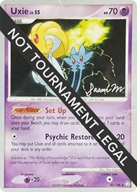 Uxie - 2009 (Jason Martinez) #43 Uxie - 2009 (Jason Martinez) - World Championship Decks - #43 - Pokemon TCG card
