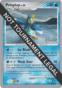 Prinplup (44) - 2008 (Dylan Lefavour) #44 Prinplup (44) - 2008 (Dylan Lefavour) - World Championship Decks - #44 - Pokemon TCG card