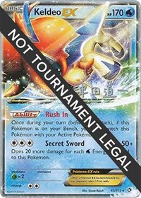 Keldeo EX - 2014 (Michikazu Tsuda) #45 Keldeo EX - 2014 (Michikazu Tsuda) - World Championship Decks - #45 - Pokemon TCG card