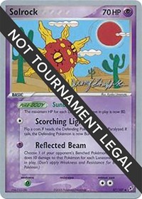 Solrock (47) - 2007 (Jeremy Scharff-Kim) - World Championship Decks - #47 - Pokemon TCG card