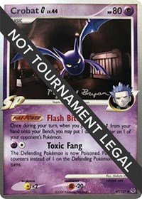 Crobat G - 2010 (Mychael Bryan) #47 Crobat G - 2010 (Mychael Bryan) - World Championship Decks - #47 - Pokemon TCG card