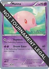 Munna - 2013 (Ian Whiton) - World Championship Decks - #48 - Pokemon TCG card