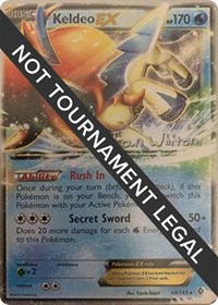 Keldeo EX - 2013 (Ian Whiton) #49 Keldeo EX - 2013 (Ian Whiton) - World Championship Decks - #49 - Pokemon TCG card