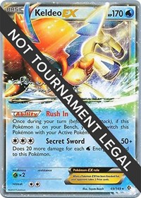 Keldeo EX - 2013 (Clement Lamberton) #49 Keldeo EX - 2013 (Clement Lamberton) - World Championship Decks - #49 - Pokemon TCG card