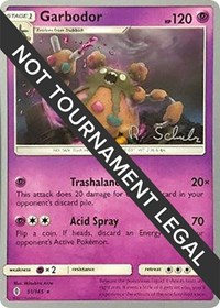 Garbodor (51) - 2018 (Robin Schulz) #51 Garbodor (51) - 2018 (Robin Schulz) - World Championship Decks - #51 - Pokemon TCG card