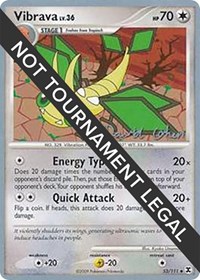Vibrava - 2009 (David Cohen) #53 Vibrava - 2009 (David Cohen) - World Championship Decks - #53 - Pokemon TCG card