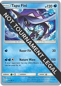 Tapu Fini - 2019 (Haruki Miyamoto) #53 Tapu Fini - 2019 (Haruki Miyamoto) - World Championship Decks - #53 - Pokemon TCG card