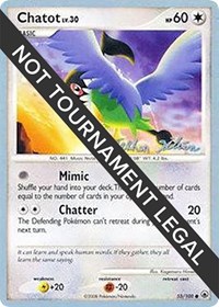 Chatot - 2009 (Stephen Silvestro) - World Championship Decks - #55 - Pokemon TCG card