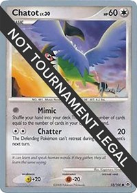 Chatot - 2008 (Dylan Lefavour) - World Championship Decks - #55 - Pokemon TCG card