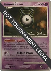 Unown [G] - 2009 (Stephen Silvestro) - World Championship Decks - #57 - Pokemon TCG card
