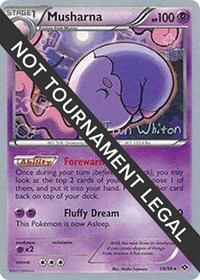 Musharna - 2013 (Ian Whiton) - World Championship Decks - #59 - Pokemon TCG card